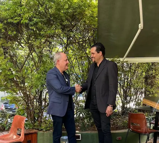 Paulo Justino, CEO da FCJ Group, e Ezequiel Ribeiro, presidente-executivo da Sucesu Minas