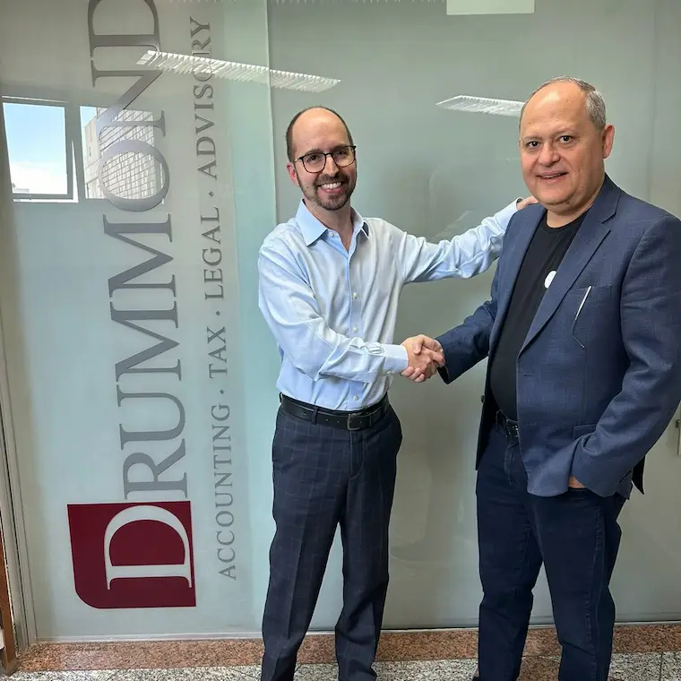 Pedro Drummond, sócio da Drummond Advisors, e Paulo Justino, CEO da FCJ Group